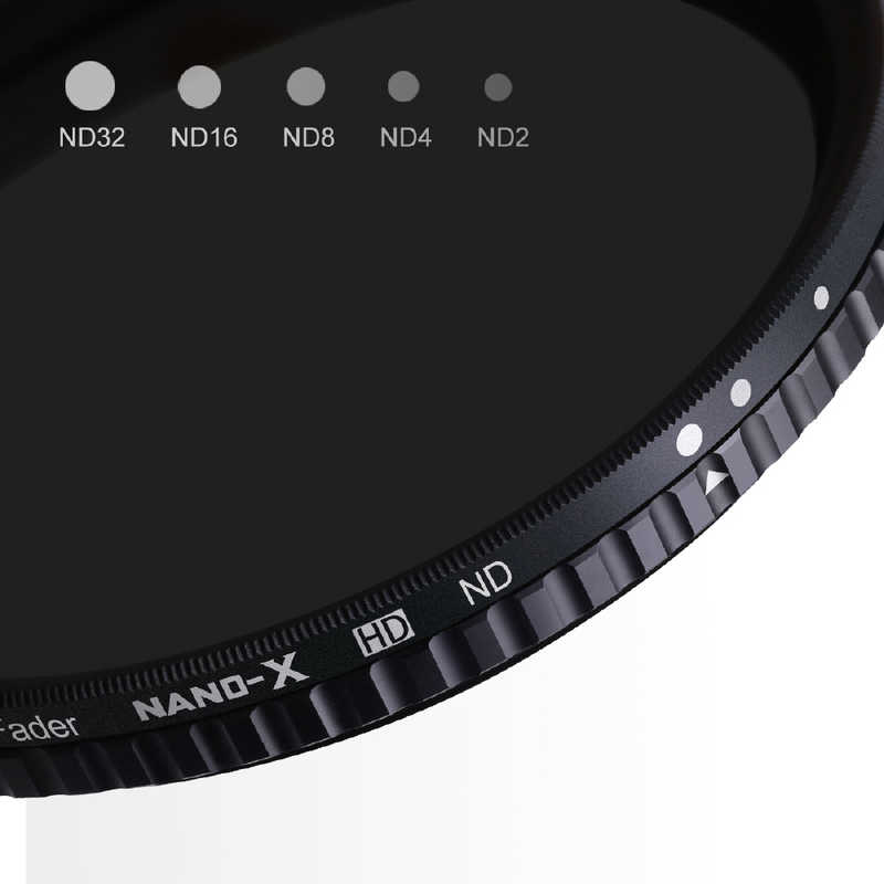 K＆FCONCEPT K＆FCONCEPT NANO-X バリアブル(可変式) NDフィルター 減光範囲ND2~ND32 86mm KF-86NDX2-32 KF-86NDX2-32