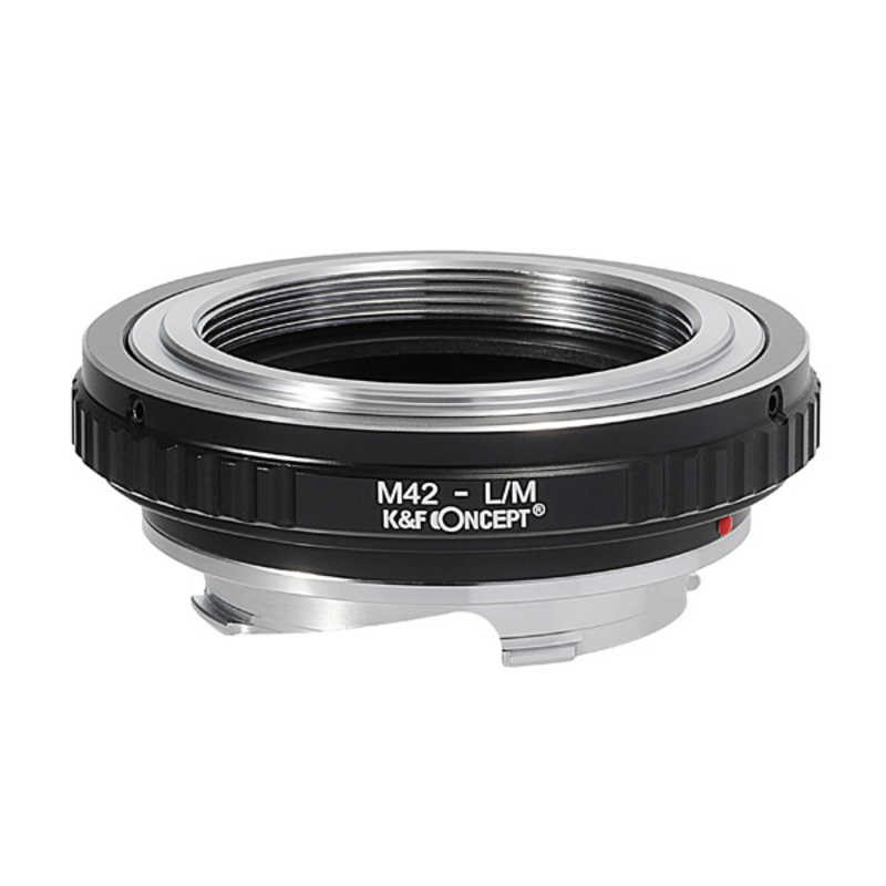 K＆FCONCEPT K＆FCONCEPT マウントアダプター カメラ側:ライカM レンズ側:M42 KF-42M2 KF-42M2