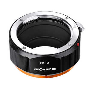 K＆FCONCEPT K&F Concept マウントアダプター (ペンタックスKマウントレンズ → 富士フイルムXマウント変換) KF-PKX.P