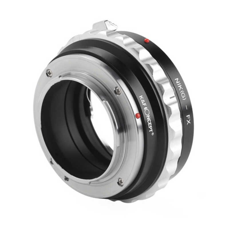 K＆FCONCEPT K＆FCONCEPT マウントアダプター KF-NGX2(ニコンFマウント[Gタイプ対応]レンズ → 富士フイルムXマウント変換)絞りリング付き KF-NGX2 KF-NGX2(ニコンFマウント[Gタイプ対応]レンズ → 富士フイルムXマウント変換)絞りリング付き KF-NGX2