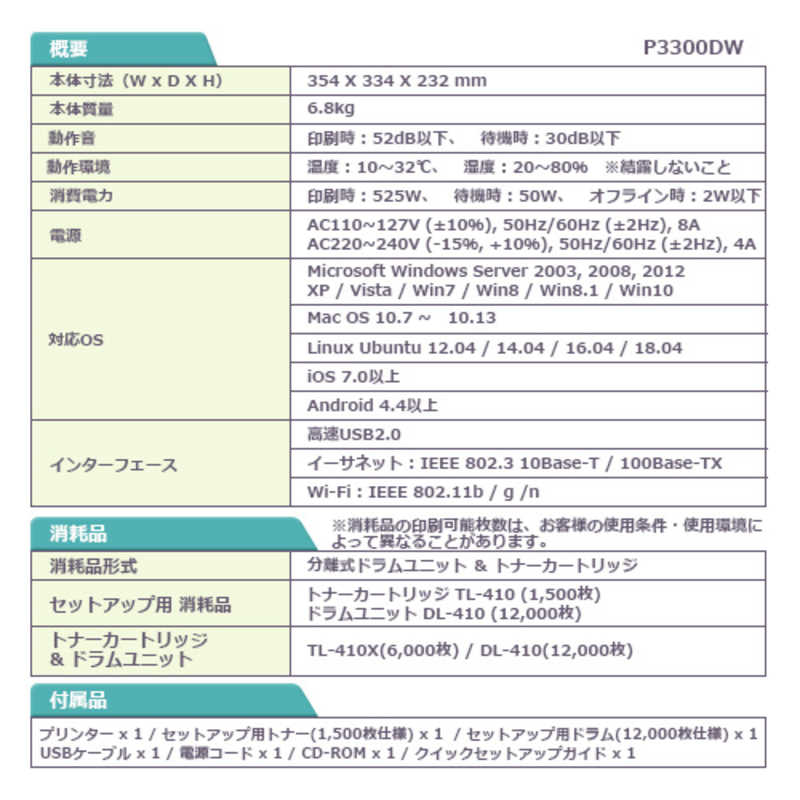 PANTUM PANTUM モノクロレーザープリンター ホワイト [はがき～A4] P3300DW P3300DW