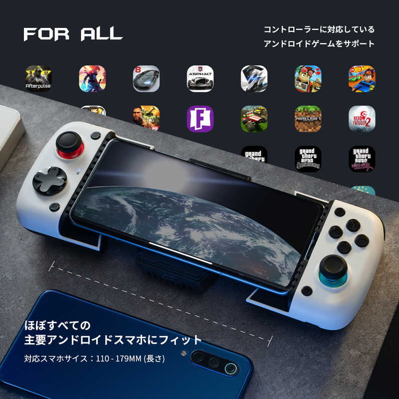 GAMESIR GAMESIR Android対応 Type-C 有線接続 ゲーミングコントローラー ペルチェ冷却搭載 ゲーミングコントローラー 専用キャリングケース付属 GameSir X3 Type-C GameSir X3 Type-C