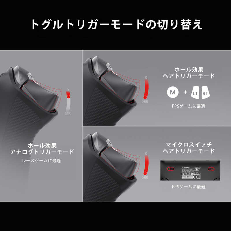 GAMESIR GAMESIR マルチプラットフォーム 無線 ＆ 有線 スイッチ/各種スマホ/PC対応 ゲーミングコントローラー 充電台付き GameSir Tarantula Pro Bundle GameSirTarantulaProB GameSirTarantulaProB