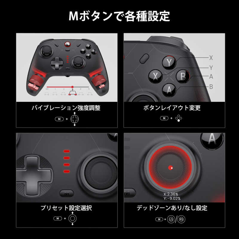 GAMESIR GAMESIR ゲーミングコントローラー マルチプラットフォーム 無線 ＆ 有線 接続 スイッチ/ iOS/ アンドロイド/ Windows PC 対応 GameSirCyclone2White GameSirCyclone2White