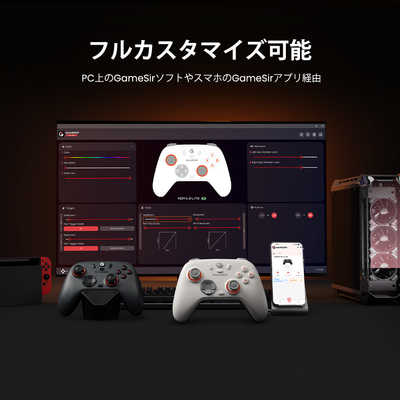 GAMESIR マルチプラットフォーム 無線＆有線ゲーミング