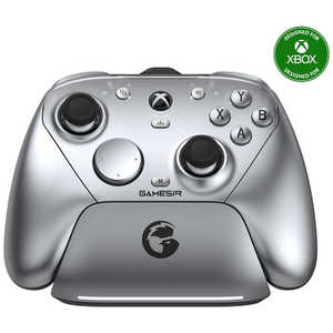 GAMESIR Xbox���C�Z���X�i Xbox/Windows PC/Android�Ή��Q�[�~���O�R���g���[���[ �[�d��t�� GameSir G7 Pro Metallic Silver