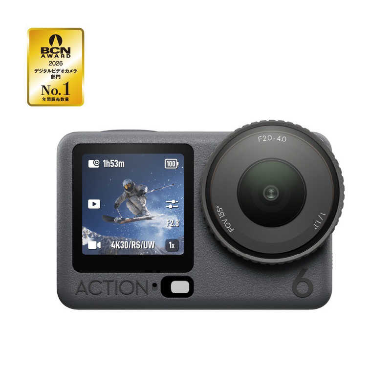 DJI DJI オールインワン フラッグシップ アクションカメラ Osmo Action6 スタンダードコンボ OA6J01 OA6J01