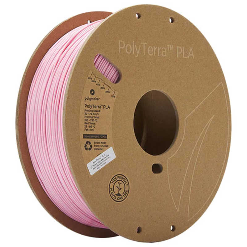 POLYMAKER POLYMAKER PolyTerra PLA フィラメント [1.75mm /1kg] サクラピンク PM70908 PM70908
