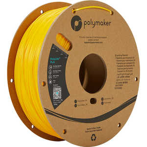 POLYMAKER PolyLite PLA (1.75mm 1kg) Yellow PA02007