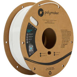 POLYMAKER PolyLitePETGフィラメント(1.75mm/1001g) White PB01002