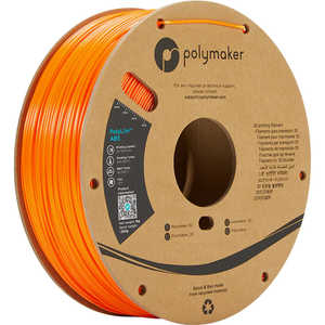 POLYMAKER PolyLiteABSフィラメント(1.75mm/1001g) Orange PE01009 POLYMAKER PolyLiteABSフィラメント(1.75mm/1001g) Orange PE01009