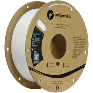 POLYMAKER PolySonic PLA (1.75mm、1000g) White PA12001 POLYMAKER PolySonic PLA (1.75mm、1000g) White PA12001