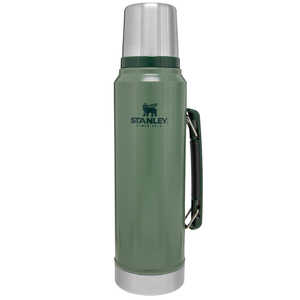 STANLEY アウトドア用品 クラシック真空ボトル 1.0L グリーン 10-08266-049 STANLEY アウトドア用品 クラシック真空ボトル 1.0L グリーン 10-08266-049