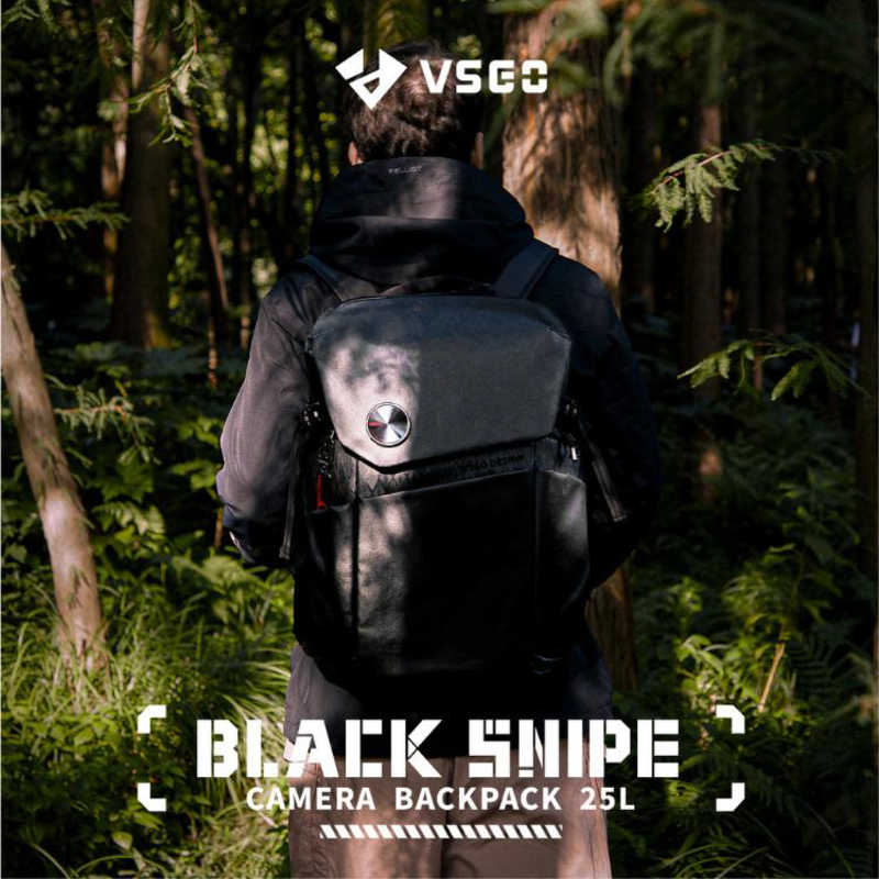 VSGO VSGO カメラリュック (BLACK SNIPE) 25l V-BP03 V-BP03