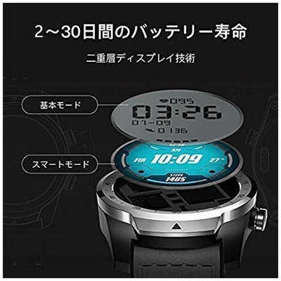 MOBVOI スマートウォッチ TicWatch Pro Black WF12106 の通販
