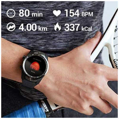 MOBVOI スマートウォッチ TicWatch Pro Black WF12106 の通販