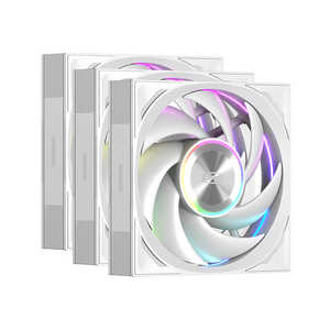 PCCOOLER ケースファン×3 ［120mm / 3000RPM］ F7X120-ARGB-WH3IN1