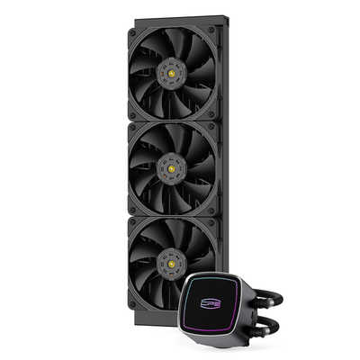 PCCOOLER 水冷CPUクーラー 120mmファン x 3 ［LGA115X / 1200