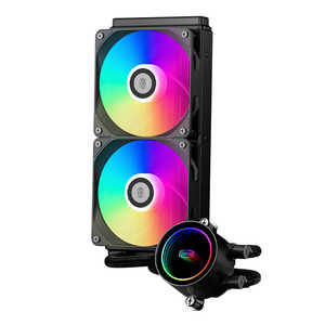 PCCOOLER CPU顼 120mmեx2 LGA115X/1200/1700/1851/20XXAM4/AM5 DA240-ARGB-BK