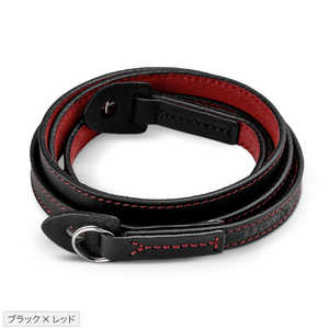 CAMIN カメラストラップ リング式 イタリアンレザー LCS-073シリーズ (ブラック x レッド) (95cm) LCS073102 CAMIN カメラストラップ リング式 イタリアンレザー LCS-073シリーズ (ブラック x レッド) (95cm) LCS073102