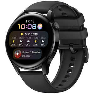 HUAWEI スマートウォッチ HUAWEI WATCH 3 /Black WATCH3/BLACK