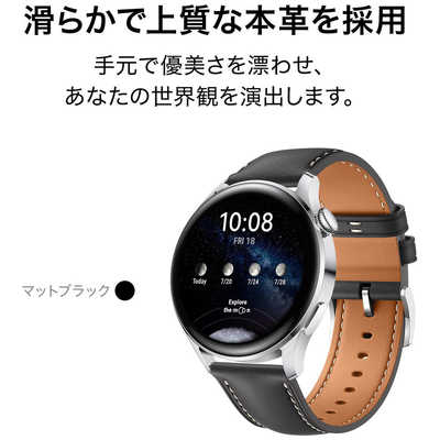 HUAWEI EasyFit / Leather Matte Black/22mm EASYFIT2-22L0/LB の通販