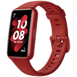 HUAWEI スマートウォッチ HUAWEI Band7/Flame Red BAND7/RED