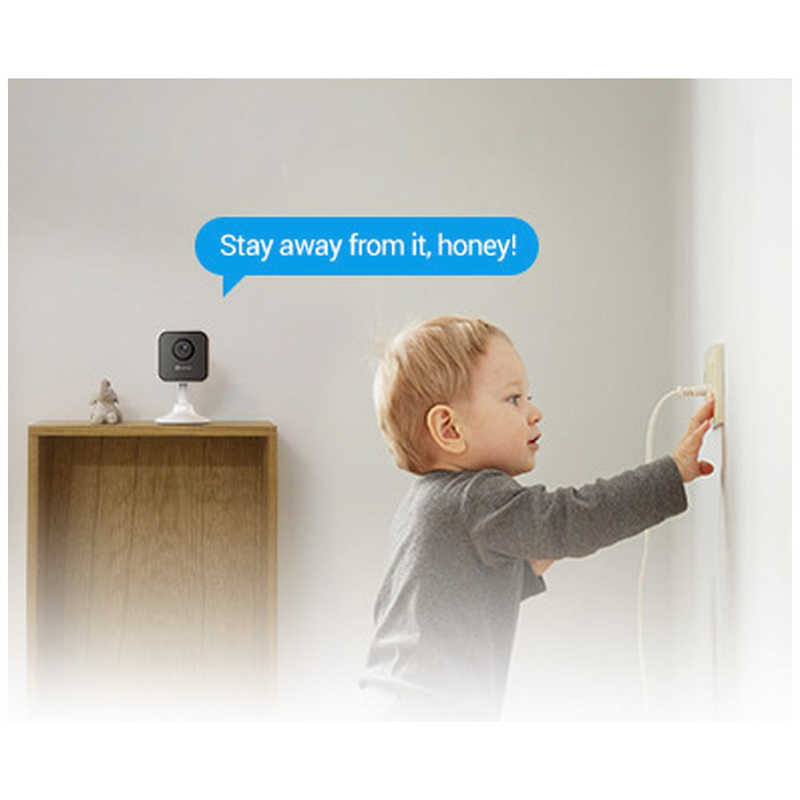EZVIZ EZVIZ 屋内用 見守りスマートホーム ネットワークカメラ 取り付け簡単 WiFi対応 DC5v給電式 ［暗視対応 /屋内対応］ CSH1C CSH1C