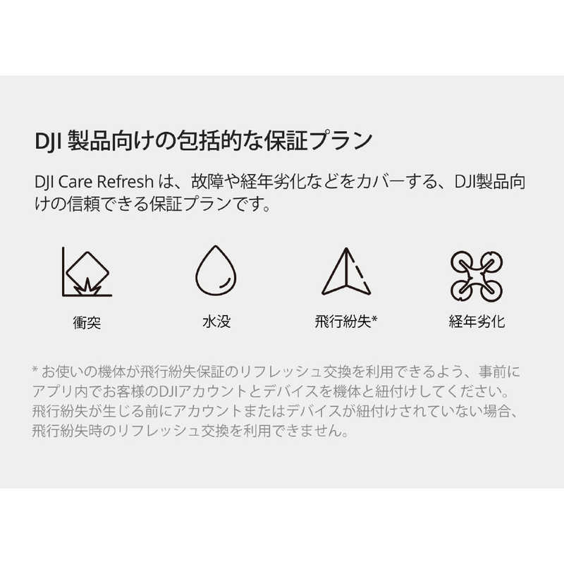 DJI DJI [DJI製品保証プラン]Card DJI Care Refresh 1年版（DJI Mavic 3 Cine） M3CAR1 M3CAR1