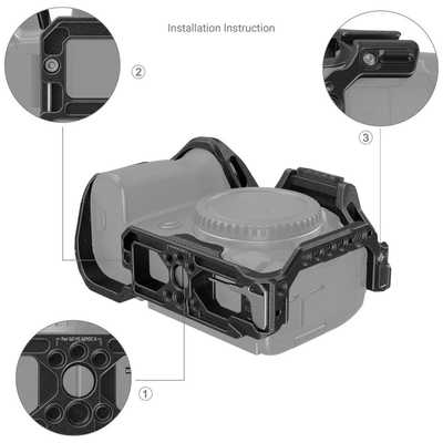 デジタルカメラ SmallRig BlackMamba CanonR5C R5 R6 3233B SMALLRIG Canon EOS R5 C/R5/R6 Black Mamba ケージ 3233B SR3233B の