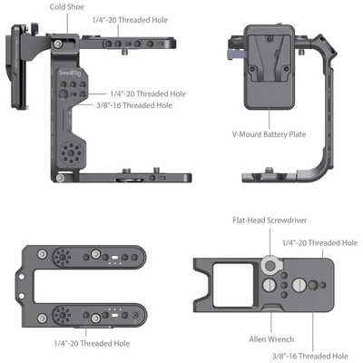 SMALLRIG Sony FX6用ケージキット SR4124 の通販 - カテゴリ