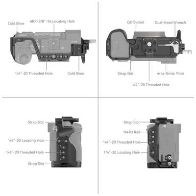 SMALLRIG Sony α7 C II / α7 CR用ケージキット 4422 SR4422 の通販 