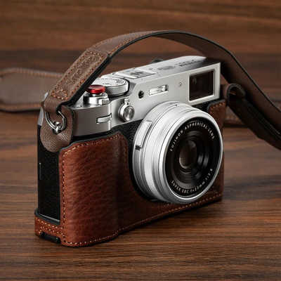 SMALLRIG FUJIFILM X100VI用レザーハーフケースキット(ブラウン)4699
