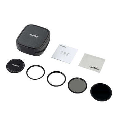 SmallRig スマホ用磁気フィルター VND＆ブラックミスト1/4セット
