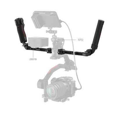 SmallRig フォーカスコントロールデュアルグリップ 4327 SMALLRIG DJI RSシリーズ用フォーカスコントロールデュアルグリップ