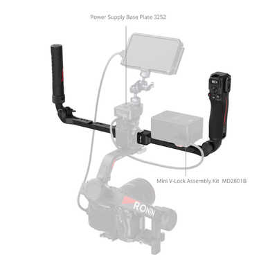 SMALLRIG DJI RSシリーズ用フォーカスコントロールデュアルグリップ