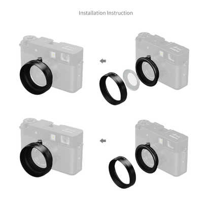 SMALLRIG SmallRig スモールリグ FUJIFILM X half 用 レンズフード