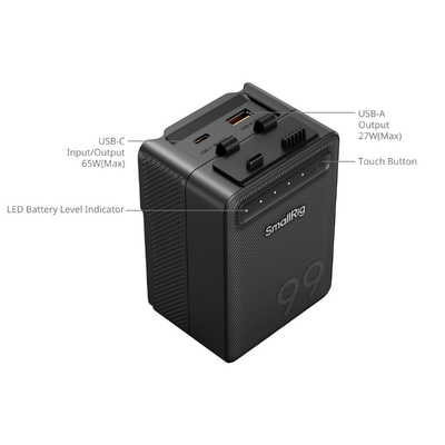 SMALLRIG SmallRig VB99 lite ミニ Vマウントバッテリー 6800mAh(99Wh