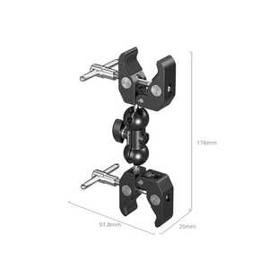 SMALLRIG ダブルヘッドカニ型クランプ SR5331 SMALLRIG ダブルヘッドカニ型クランプ SR5331