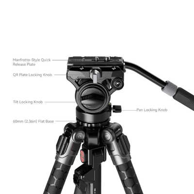 SMALLRIG SmallRig x Potato Jet TRIBEX SE 油圧式三脚 SR5305 の通販