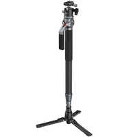 SMALLRIG 5564 カーボンファイバー製一脚三脚(高さ166cm、耐荷重5kg