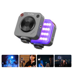 SMALLRIG 5821 P96 / P108 �l�I�~�j LED �r�f�I���C�g�F RGBWW 2700K-6500K�A93g ���y�ʁA75�����쎞�� SR5821