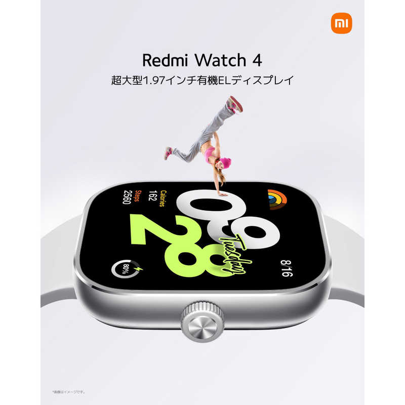 XIAOMI シャオミ XIAOMI シャオミ スマートウォッチ Redmi Watch 4 シルバーグレー BHR7848GL BHR7848GL