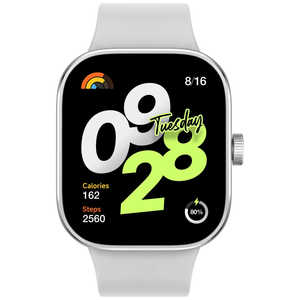 XIAOMI シャオミ スマートウォッチ Redmi Watch 4 シルバーグレー BHR7848GL XIAOMI シャオミ スマートウォッチ Redmi Watch 4 シルバーグレー BHR7848GL