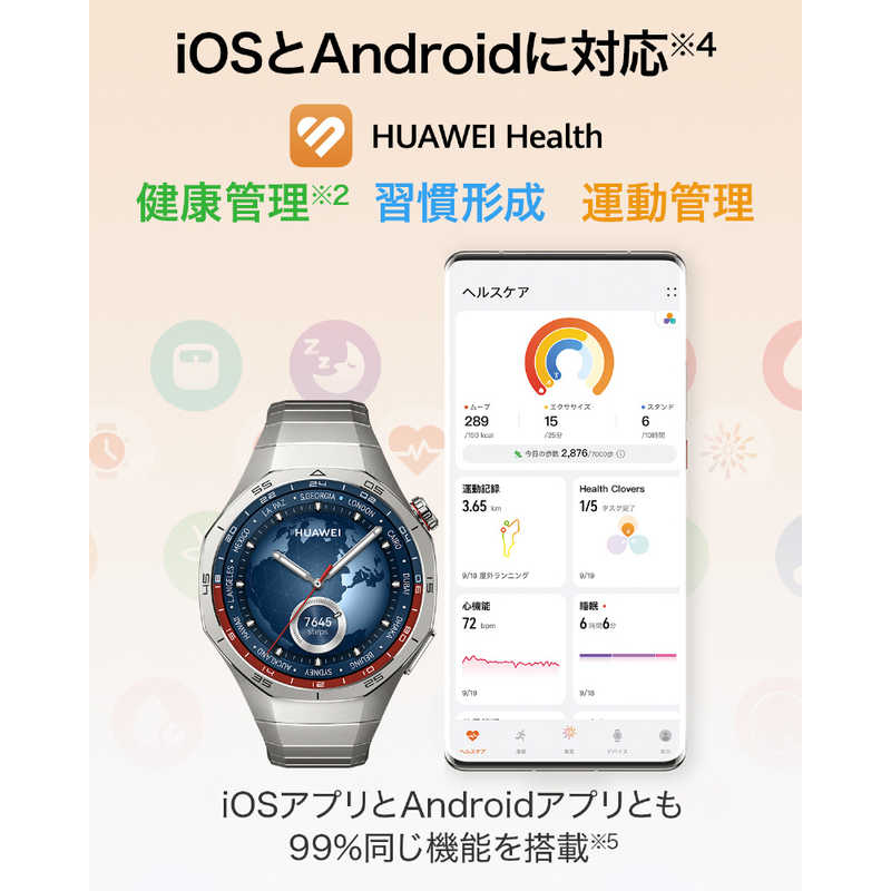 HUAWEI HUAWEI WATCH GT5 PRO 46mm/Black WATCHGT5PRO46MMBLACK WATCHGT5PRO46MMBLACK