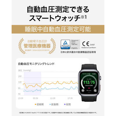 HUAWEI スマートウォッチ WATCH D 2/Blue ウェアラブル血圧計 LCAB29BL