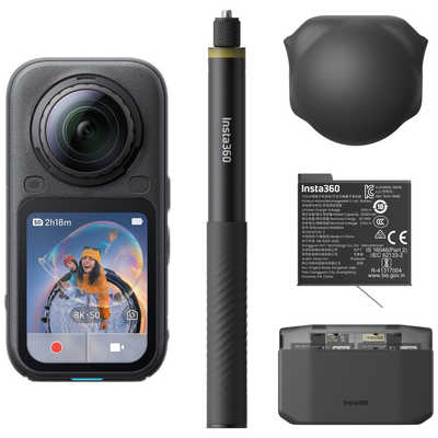 INSTA360 X6 エッセンシャルバンドル ［4K対応 / 防水］ ミッドナイト