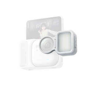 INSTA360 GO Ultra ミニフィルライト(ホワイト) ホワイト CINSBBTU-03