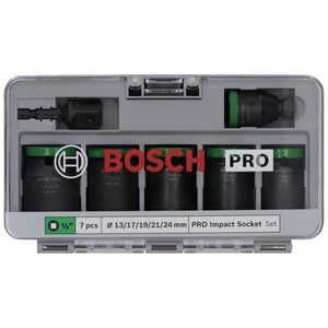 BOSCH インパクトレンチ用ソケット 1/2インチ7pcsセット 2608003032