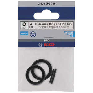 BOSCH インパクトレンチ用ソケット ピン＆リングセット 3/8インチ 2608003065